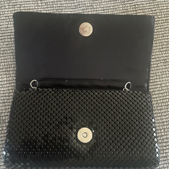 Elegant Black Authentic Jessica McClintock Evening Clutch - Picture 10 of 11